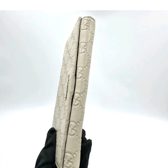 Gucci White Leather Wallet - Picture 12 of 14